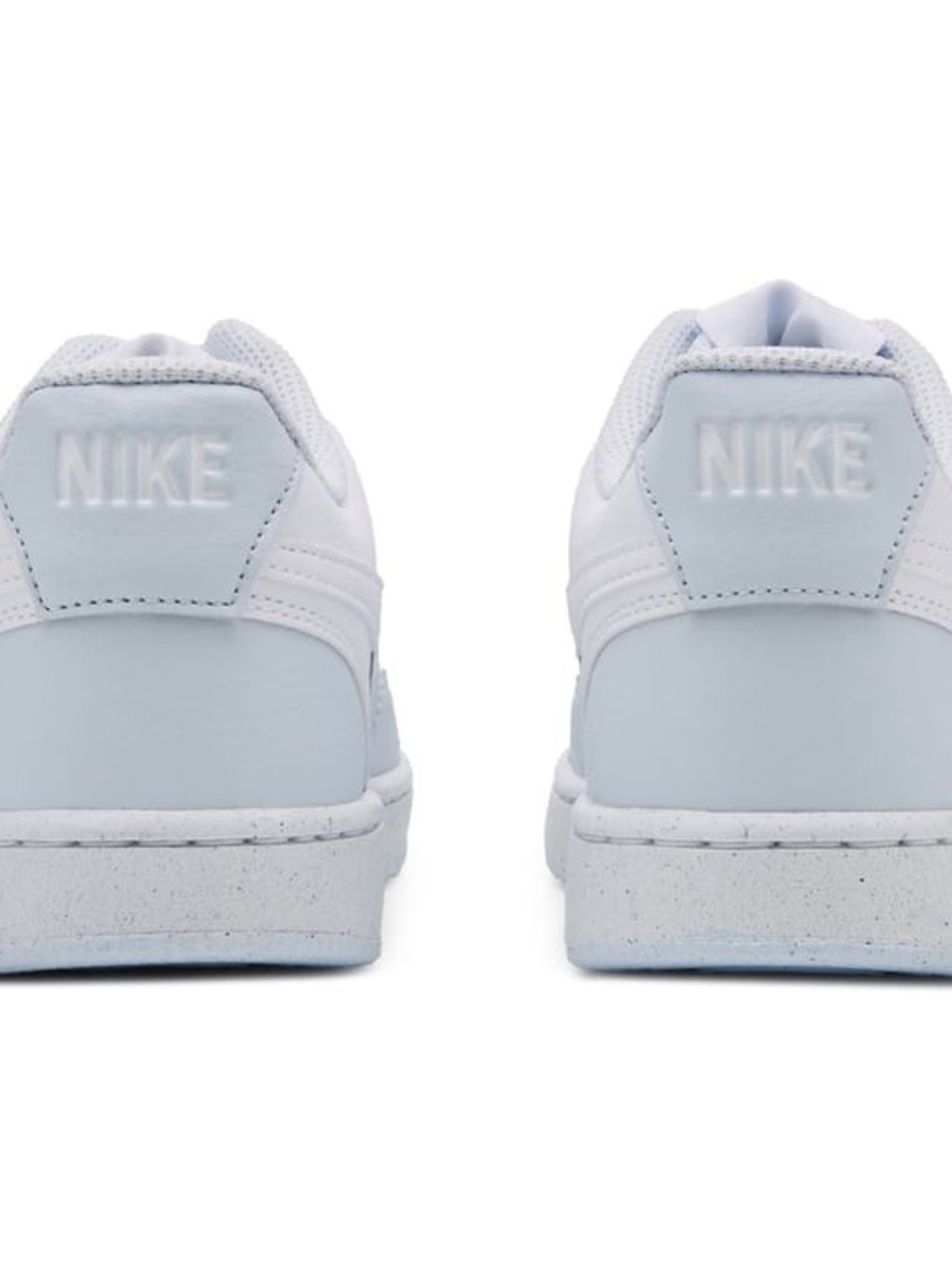 Nike Low-Top Sneakers in White and Light Blue - Picture 2 of 6